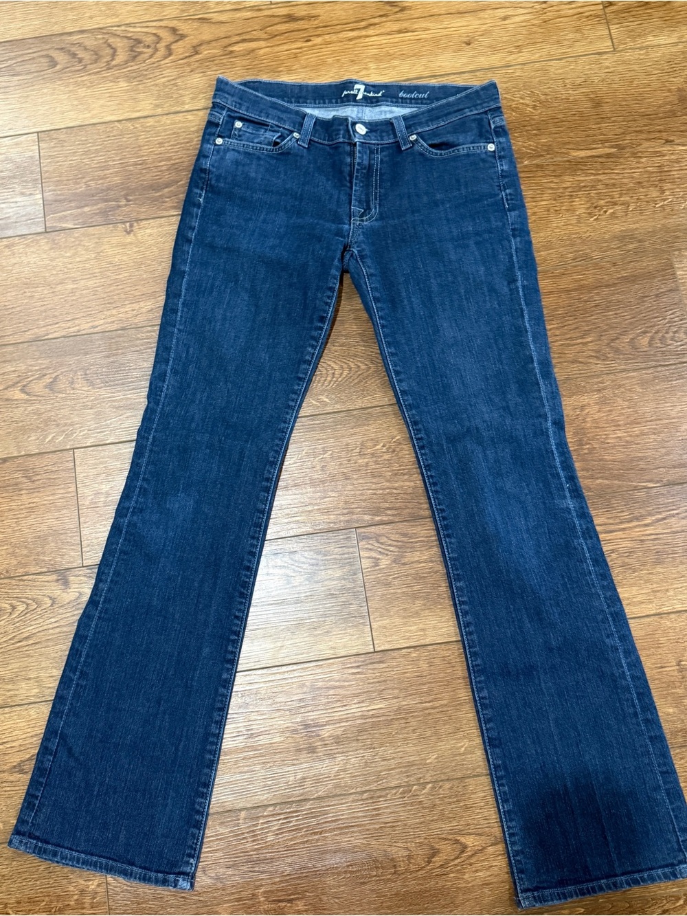 7 For All Mankind Indigo Flare Jeans